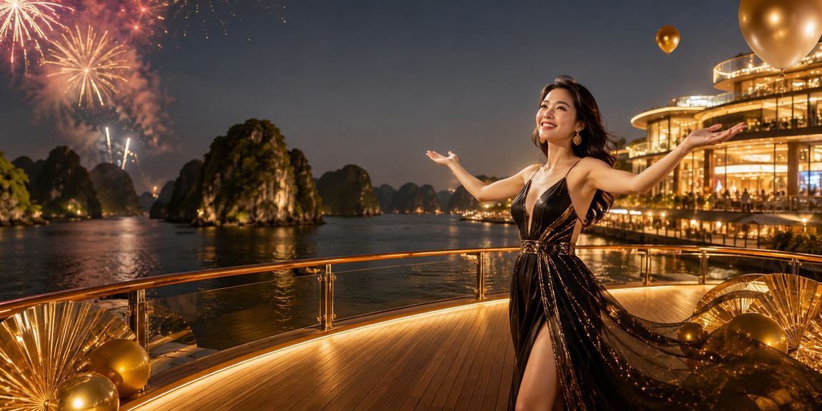 Du khách Vịnh Hạ Long tham gia lễ hội nhận thưởng và thử game casino mới trực tuyến