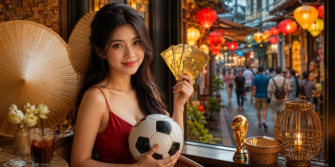 Người chơi Hà Nội đội nón lá tham gia cá cược bóng đá và thử game mới trên nền tảng c01